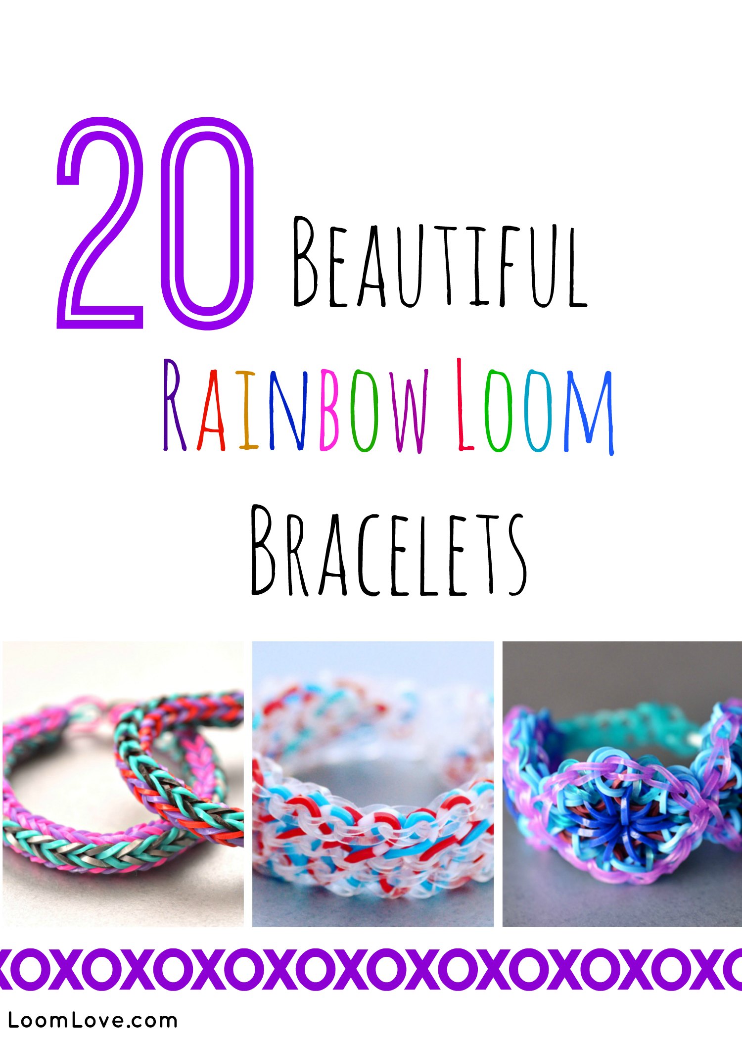 rainbow loom name bracelet