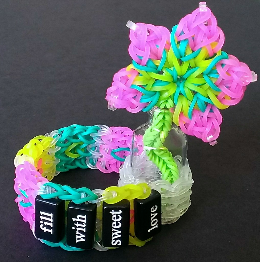 fill with sweet love rainbow loom