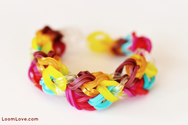 bonbon bracelet rainbow loom