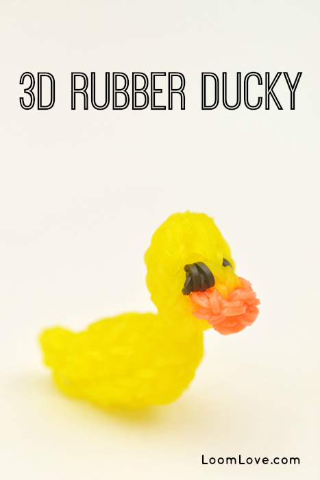How to Make a 3D Rubber Ducky on Your Rainbow Loom