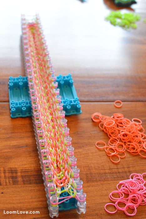 easter basket rainbow loom