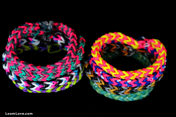 Bracelet élastique CHEVRON - Méthode simple et rapide en 15 minutes -  RAINBOW LOOM (français) 