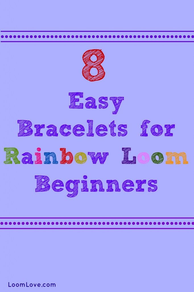 easy rainbow loom designs