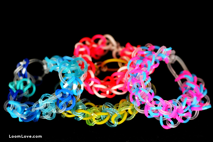 circle of hearts rainbow loom