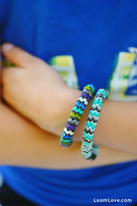 2 pack hexafish rainbow loom friendship bracelets