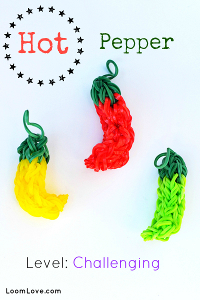 Rainbow Loom Hook Only Veggie Charms 