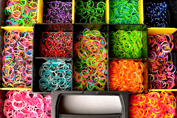 rainbow loom tie dye bands