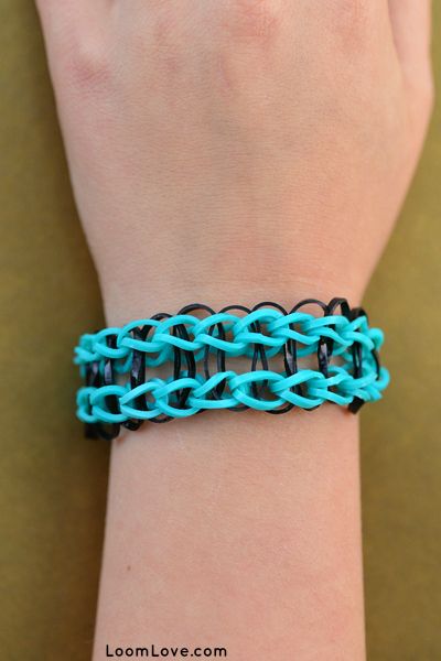 Simple loom band on sale designs