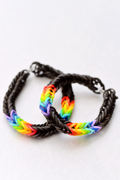 rainbow loom fishtail color ideas