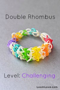 How To Make A Double Rhombus Bracelet