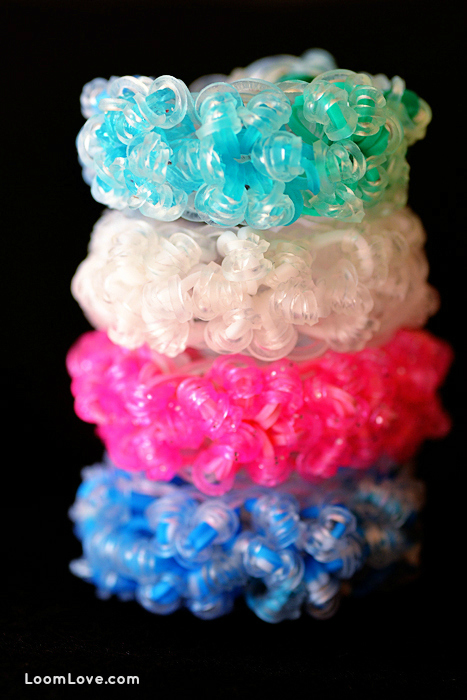 How to Make the Rainbow Loom Rock Candy Bracelet 