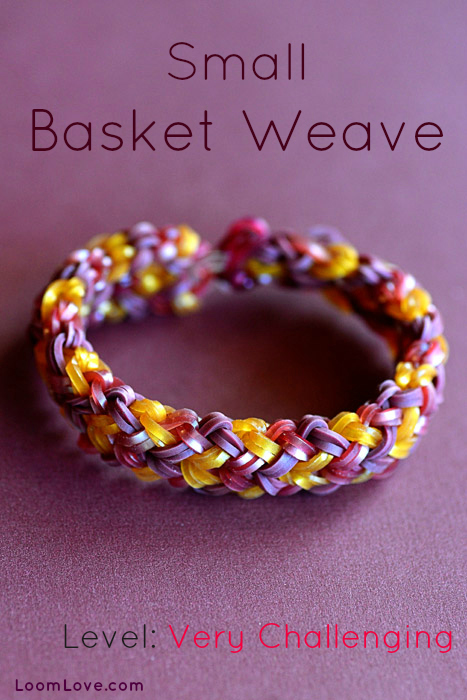 small basket weave rainbow loom
