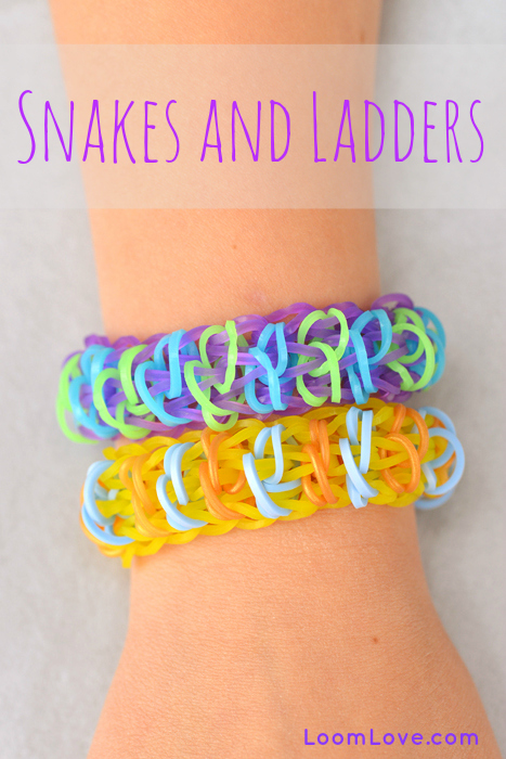 snakes and ladders rainbow loom