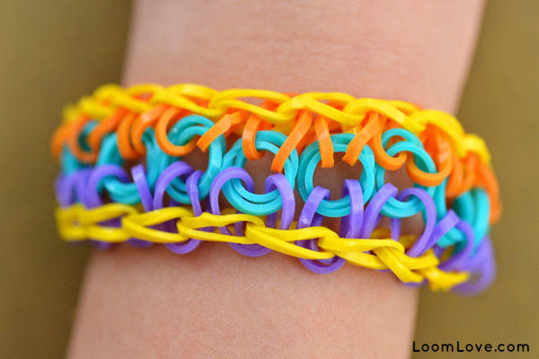 sun bracelet rainbow loom