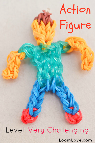 action figure rainbow loom