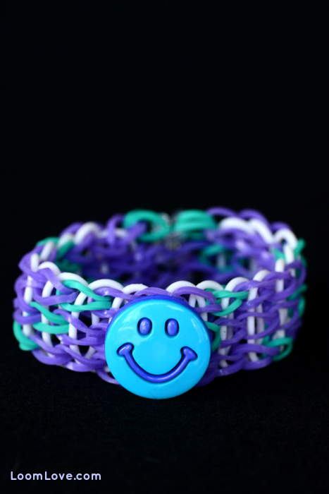 rainbow loom button