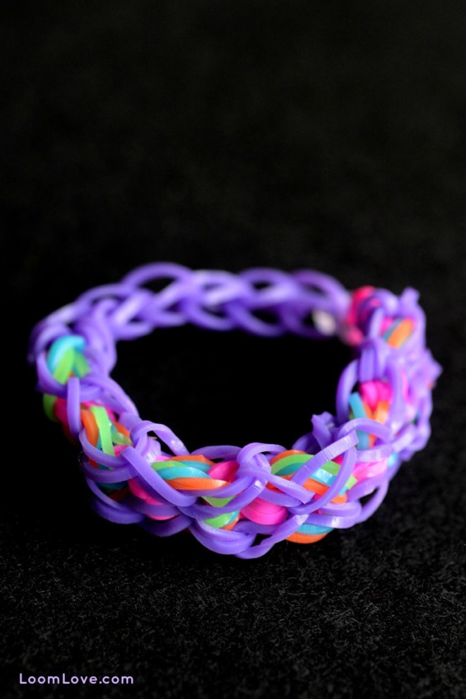 How to Make a Rainbow Loom Dazzle Bracelet