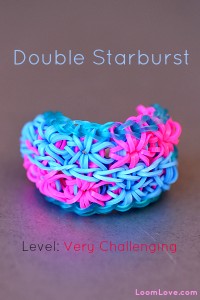 How to Make a Double Starburst Rainbow Loom Bracelet