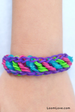 How to Make a Rainbow Loom Rotini Bracelet