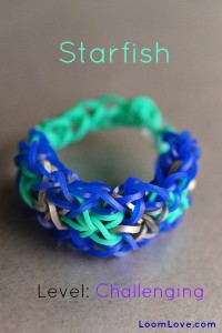 How to Make the Starfish Rainbow Loom Bracelet